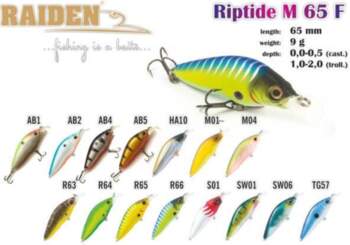 Vobleris RAIDEN «Riptide M» 65 F