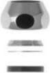 Benkiser CHROME PLATTED NUT 1/2 X