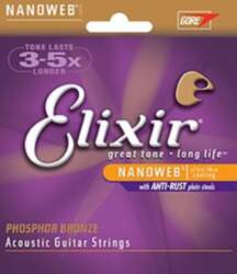 Elixir Strings Struny Phosphor Bronze Custom