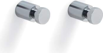 Gedy 2 HOOKS CHROMED