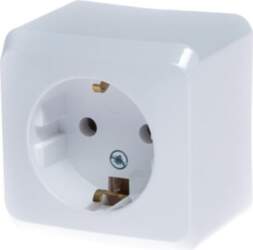 Schneider SOCKET OUTLET WITHWHITE SINGLE