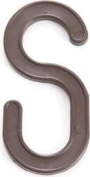SHAPED BROWN HOOKS FOR CLOTHES