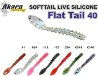 Silikons Māneklis Akara Mini Softtail «flat
