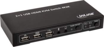 Slēdzis Inline Inline Kvm Switch, 2-fach