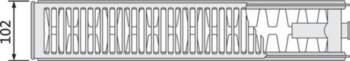 Tērauda paneļu radiators Purmo Ventil Compact