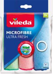 Vileda VILEDA MICROFIBER CLOTH ULTRAFRESH 3PCS