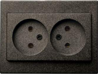 2-WAY SOCKET WITHOUT EARTHING