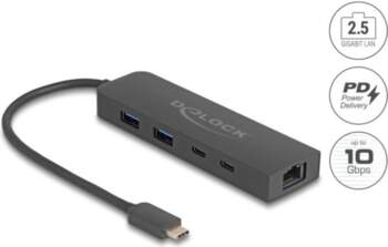 DELOCK 10 Gbps USB Hub mit
