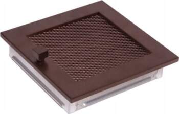 GRATE OLD BRASS 170X170 WITH BLIND