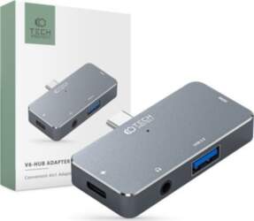 Hub Usb Tech-protect Adapteris Tech-protect V6