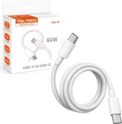 Kabelis Usb Teltech Kabelis 3a Usb-c