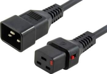MicroConnect Powercord C19 IEC Lock -