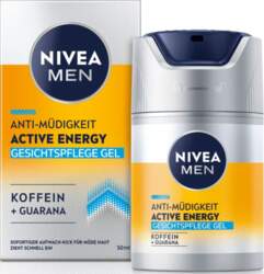 Nivea_men Active Energy Gēls-krēms Sejas 50ml