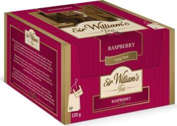 Sir Williams Tēja Raspberry 50 Maisiņi