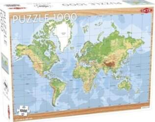 Tactic Puzzle 1000 World Map