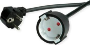 Value VALUE Schuko extension cable black