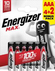 Energizer ENERGIZER MAX ALKALINE AAA X6