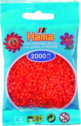 Hama mini beads 2000 pcs. orange