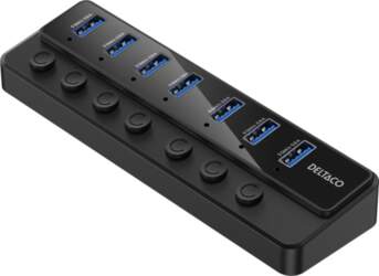 HUB USB Deltaco USB-A Hub –