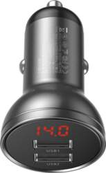 Lādētājs Baseus Digital Display 2x Usb-a