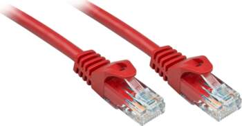 Lindy Patchkabel Cat6 U/UTP Basic rot