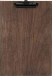 Securit Securit® A4 WALNUT CLIP menuholder