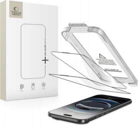 Stikls Rūdīts Tech-protect Quick Set+ 2-pack