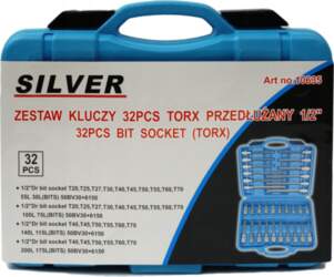 TORX KEYS 1/2" EXTENDED 32 pcs