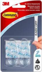 COMMAND TRANSPARENT MEDIUM HOOKS 17091CL