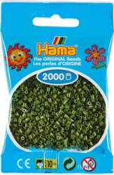 Hama mini beads 2000 pcs. olive