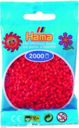 Hama mini beads 2000 pcs. red