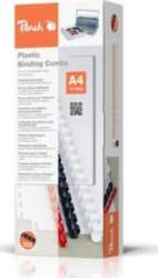 Peach Peach Binderücken     Melns   10mm  100er-pack