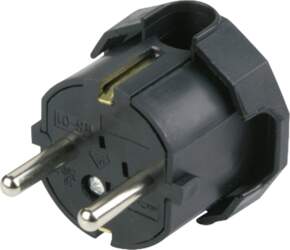 PLUG N_L ANGLED PROTECTEDBLACK 17839
