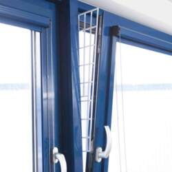 Protective grille for windows, side panel