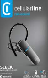 Austiņas Bluetooth Headset Cellularline Sleek Melns