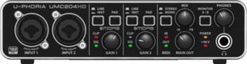Behringer Umc204hd - Interfeiss Audio Usb