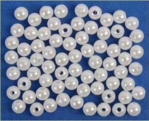 Fandy Pērlītes 8mm Balts