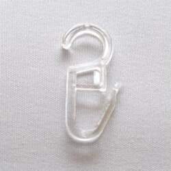 HOOKS FOR RINGS, CLEAR COLOUR