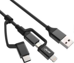 Kabelis Usb Inline Usb-a - Lightning