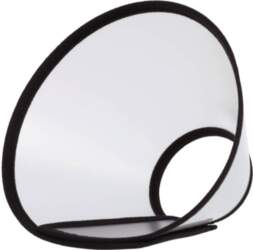 Protective collar with hook and loop