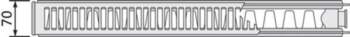 Tērauda paneļu radiators Purmo Compact Tips