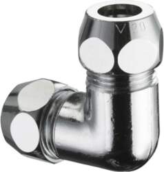 Benkiser CHROME PLATED ELBOW 3/8X3/8 WITH
