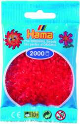 Hama mini beads 2000 pcs. transp