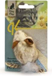 Kitty play mouse squeaking tail