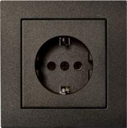 PROTECTED SCH.SOCKET WITH PLUG-IN TERM