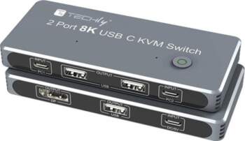 Slēdzis Techly Techly Kvm Usb-c Switch