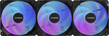 Ventilators Tcomas Fa200 Melns 3-pack