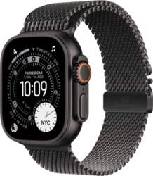 APPLE 49mm Black Titanium Milanese Loop