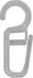 HOOKS FOR RAIL PLASTIC WHITE (30)