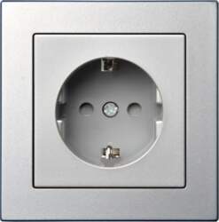 PROTECTED SCH.SOCKET WITH PLUG-IN TERM